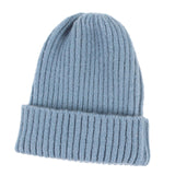 Maxbell Knitted Winter Hat Outdoor Ski Hat for Casual and Formal Adults Unisex Blue