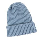 Maxbell Knitted Winter Hat Outdoor Ski Hat for Casual and Formal Adults Unisex Blue