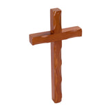 Maxbell Vintage Wooden Crosses Figurine Religious for Cabinet Wedding Ornament