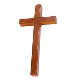 Maxbell Vintage Wooden Crosses Figurine Religious for Cabinet Wedding Ornament