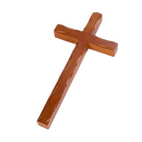 Maxbell Vintage Wooden Crosses Figurine Religious for Cabinet Wedding Ornament