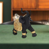 Maxbell Elephant Figurines Sculpture Artwork for Housewarming Accents Bookshelf