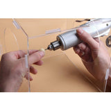 Maxbell Polishing Dust Box Hand Grinder Dust Cover Dustproof for Engraving Buffing