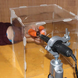 Maxbell Polishing Dust Box Hand Grinder Dust Cover Dustproof for Engraving Buffing