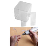 Maxbell Polishing Dust Box Hand Grinder Dust Cover Dustproof for Engraving Buffing