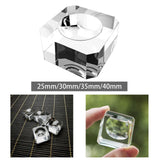 Maxbell Display Stand Base Holder Desktop Display Holder for Home Holiday Gifts 25mmx25mmx15mm