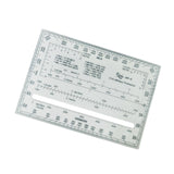 Maxbell Square Protractor Ruler Map Protractor for Engineering Architecture Map Tool