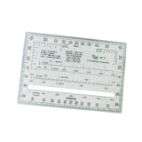 Maxbell Square Protractor Ruler Map Protractor for Engineering Architecture Map Tool