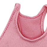 Maxbell 1:6 Miniature Sports Vest Doll Clothing for 12 inch Dress up Action Figures Pink