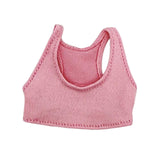Maxbell 1:6 Miniature Sports Vest Doll Clothing for 12 inch Dress up Action Figures Pink