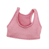 Maxbell 1:6 Miniature Sports Vest Doll Clothing for 12 inch Dress up Action Figures Pink