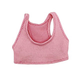 Maxbell 1:6 Miniature Sports Vest Doll Clothing for 12 inch Dress up Action Figures Pink