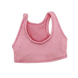 Maxbell 1:6 Miniature Sports Vest Doll Clothing for 12 inch Dress up Action Figures Pink
