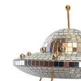 Maxbell Spaceship Shaped Disco Ball Mirror Retro Birthday Gifts for Party Gift