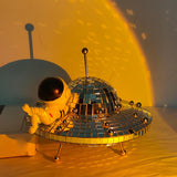 Maxbell Spaceship Shaped Disco Ball Mirror Retro Birthday Gifts for Party Gift
