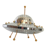 Maxbell Spaceship Shaped Disco Ball Mirror Retro Birthday Gifts for Party Gift
