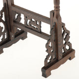 Maxbell Chinese Calligraphy Painting Brush Holder Wood Carving Accessories Elegant