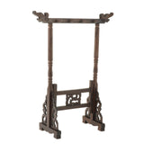 Maxbell Chinese Calligraphy Painting Brush Holder Wood Carving Accessories Elegant