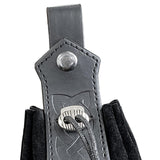 Maxbell Coin Pouch Purse Drawstring Belt Pouch Steampunk Waterproof for Gift Present Black
