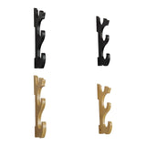 Maxbell 3 Tier Samurai Sword Stand Decoration Density Fiberboard for Wakizashi Black