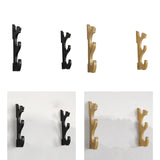 Maxbell 3 Tier Samurai Sword Stand Decoration Density Fiberboard for Wakizashi Black