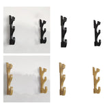 Maxbell 3 Tier Samurai Sword Stand Decoration Density Fiberboard for Wakizashi Black