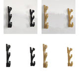 Maxbell 3 Tier Samurai Sword Stand Decoration Density Fiberboard for Wakizashi Black