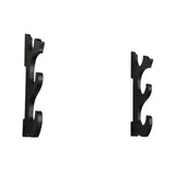Maxbell 3 Tier Samurai Sword Stand Decoration Density Fiberboard for Wakizashi Black