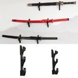 Maxbell 3 Tier Samurai Sword Stand Decoration Density Fiberboard for Wakizashi Black