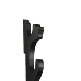 Maxbell 3 Tier Samurai Sword Stand Decoration Density Fiberboard for Wakizashi Black