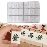 Maxbell Dominoes Silicone Molds Earrings Pendant Mold for Outdoors Home Parties  Circle Tiles B