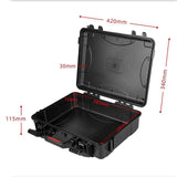 Maxbell Waterproof Safety Equipment Case Toolbox EVA Lining Storage Box Bracket S