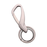 Maxbell Simple Universal Key Fob Keychain for Women Men Waist Hanging Car Keychain Light Gray