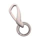 Maxbell Simple Universal Key Fob Keychain for Women Men Waist Hanging Car Keychain Light Gray