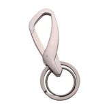Maxbell Simple Universal Key Fob Keychain for Women Men Waist Hanging Car Keychain Light Gray