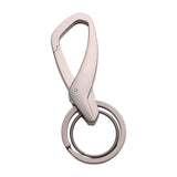 Maxbell Simple Universal Key Fob Keychain for Women Men Waist Hanging Car Keychain Light Gray