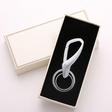 Maxbell Simple Universal Key Fob Keychain for Women Men Waist Hanging Car Keychain Black
