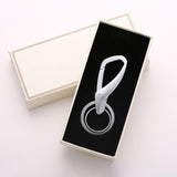 Maxbell Simple Universal Key Fob Keychain for Women Men Waist Hanging Car Keychain Black