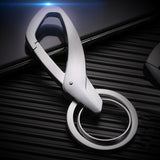 Maxbell Simple Universal Key Fob Keychain for Women Men Waist Hanging Car Keychain Black