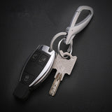 Maxbell Simple Universal Key Fob Keychain for Women Men Waist Hanging Car Keychain Black