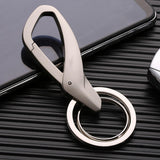 Maxbell Simple Universal Key Fob Keychain for Women Men Waist Hanging Car Keychain Black