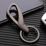 Maxbell Simple Universal Key Fob Keychain for Women Men Waist Hanging Car Keychain Black