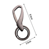 Maxbell Simple Universal Key Fob Keychain for Women Men Waist Hanging Car Keychain Black