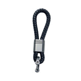 Maxbell Braided Rope Key Chain Wristlet Bracelet Keychain Lanyard Car Key Chain Black