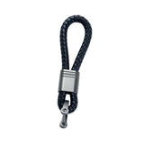 Maxbell Braided Rope Key Chain Wristlet Bracelet Keychain Lanyard Car Key Chain Black