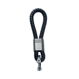 Maxbell Braided Rope Key Chain Wristlet Bracelet Keychain Lanyard Car Key Chain Black