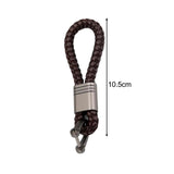 Maxbell Braided Rope Key Chain Wristlet Bracelet Keychain Lanyard Car Key Chain Coffee