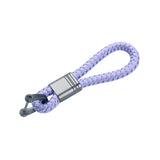 Maxbell Braided Rope Key Chain Wristlet Bracelet Keychain Lanyard Car Key Chain Light violet