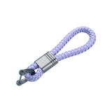 Maxbell Braided Rope Key Chain Wristlet Bracelet Keychain Lanyard Car Key Chain Light violet