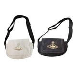 Maxbell Women Canvas Bag Stylish Adjustable Shoulder Strap Shopping Bag for Travel White